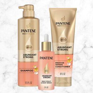 NEW | PANTENE Abundant & Strong Anti-Hair Loss 3-Step System Set | Hair Growth